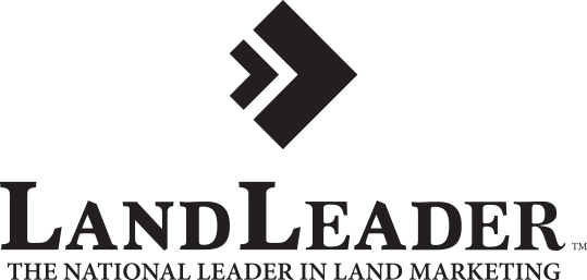 08192022 LandLeader Blackstacked 2 tier logo