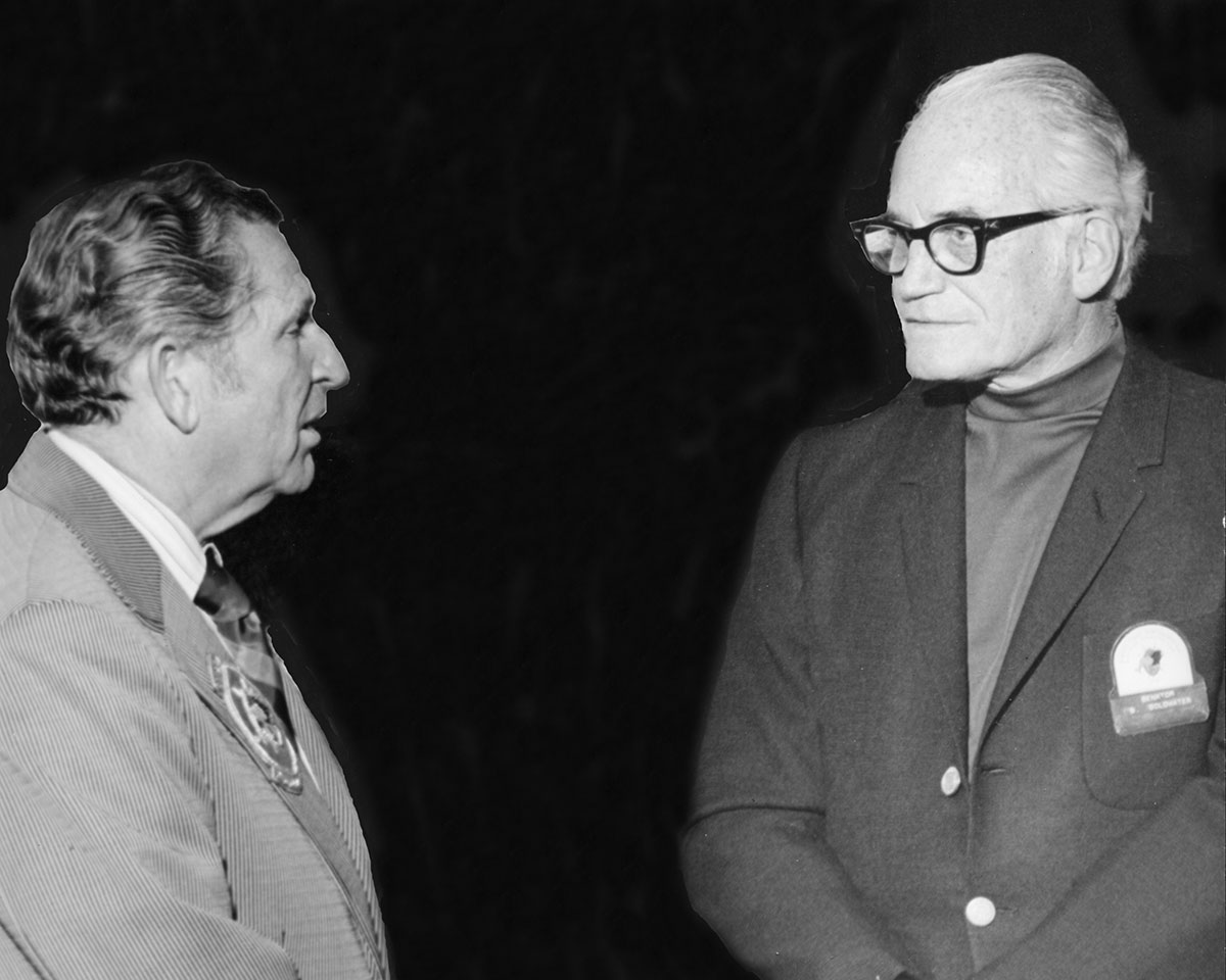 Mac with Barry Goldwater