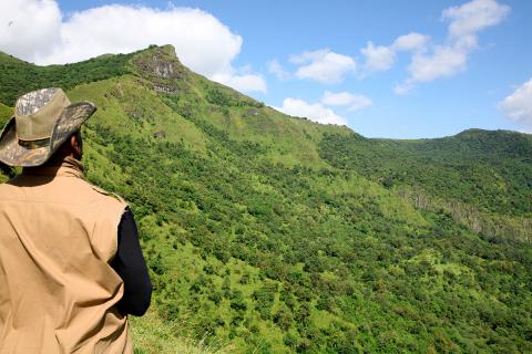 Scanning mountains in Ethiopia