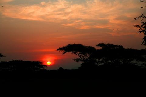 sunset in Ethiopia