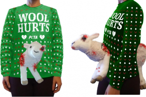 PETA Christmas sweater