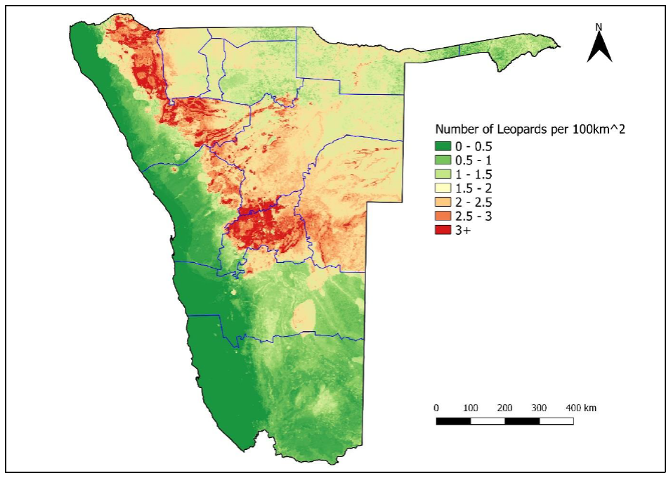 leopard density map